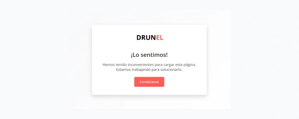 Nuevo diseño de la página error crítico de WordPress