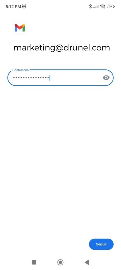 email hostinger android