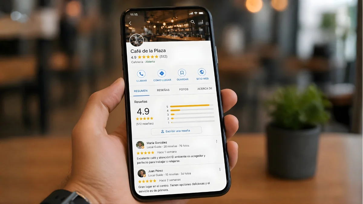 como conseguir reseñas de goolge